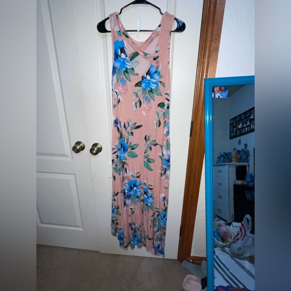 Maxi flower dress